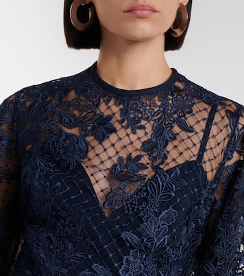 Embroidered lace and tulle gown | Elie Saab