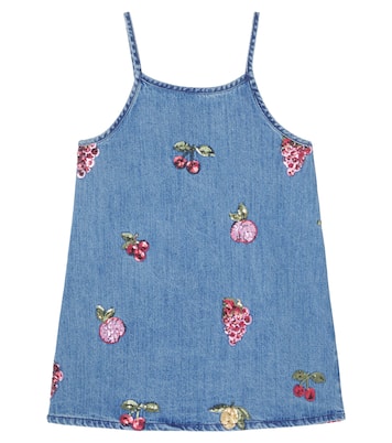 Jeanskleid Magot mit Pailletten | Konges Sløjd