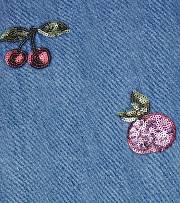 Jeanskleid Magot mit Pailletten | Konges Sløjd