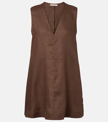 Derya linen minidress | Asceno