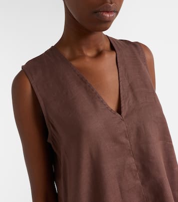 Derya linen minidress | Asceno