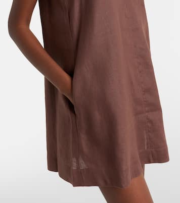 Derya linen minidress | Asceno