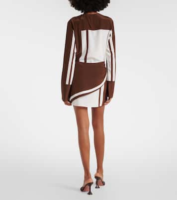 Minikleid aus Seidensatin | SIR