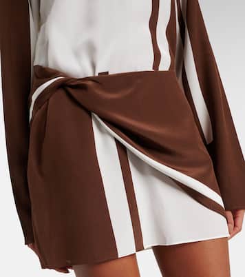 Minikleid aus Seidensatin | SIR