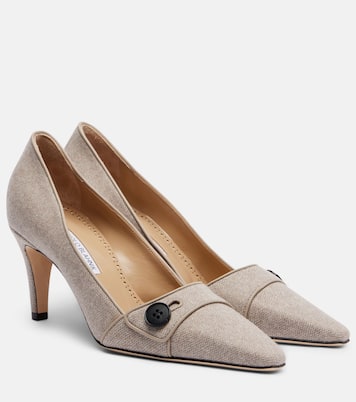Lulumae 70 herringbone pumps | Manolo Blahnik