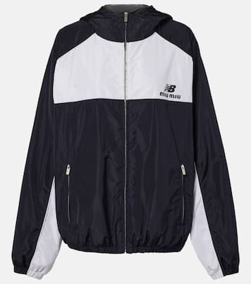 x New Balance poplin track jacket | Miu Miu