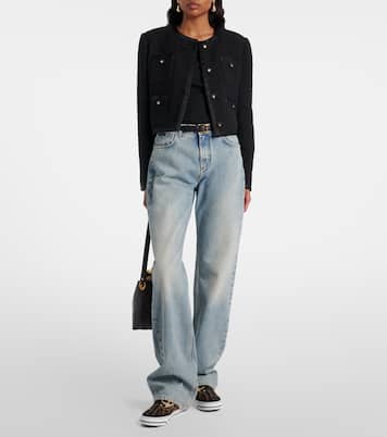 Leopard-print canvas sneakers | Dolce&Gabbana