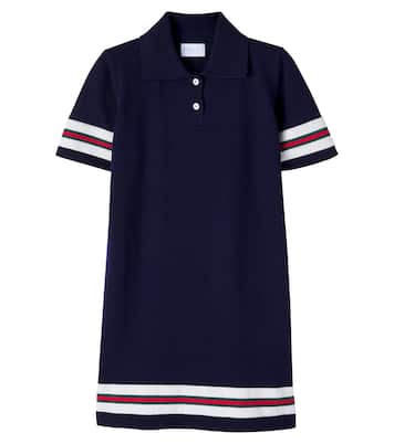 Striped cotton polo dress | Gucci Kids