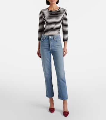 90’s Pinch Waist Crop straight jeans | Agolde