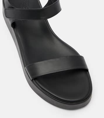 Leather platform sandals | Ancient Greek Sandals