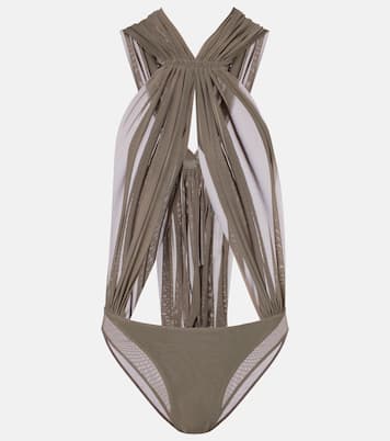 Miami cutout sheer tulle bodysuit | Rick Owens