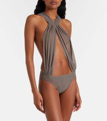Miami cutout sheer tulle bodysuit | Rick Owens
