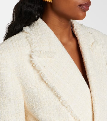 双排扣花呢西装式外套 | Balmain