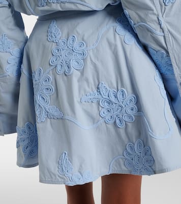 Embroidered cotton miniskirt | Rotate