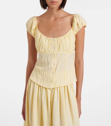 Millie gingham top | Montce