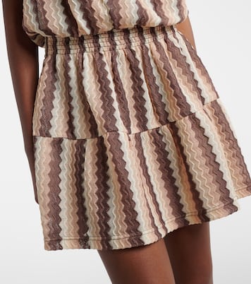 Isla strapless striped minidress | Melissa Odabash