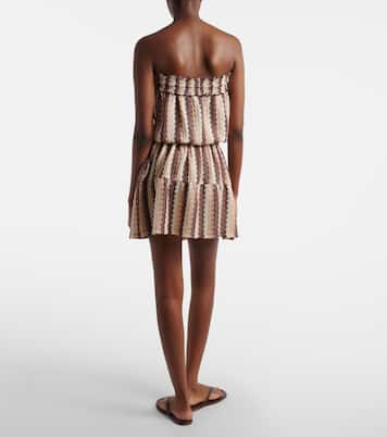 Isla strapless striped minidress | Melissa Odabash