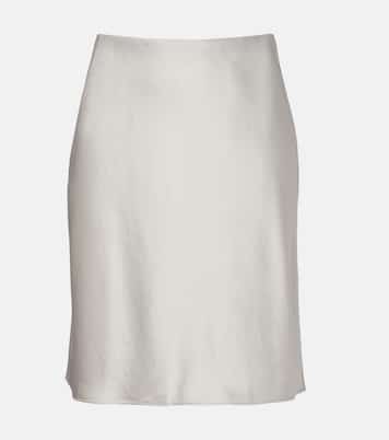 Barb satin miniskirt | Leset