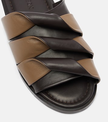 Pantoletten Coil aus Leder | JW Anderson