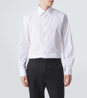 Camisa de popelín en mezcla de algodón | Zegna