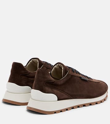 Zapatillas de ante con cuentas Monili | Brunello Cucinelli
