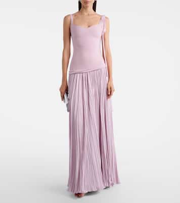 Ana crêpe and chiffon gown | Marmar Halim