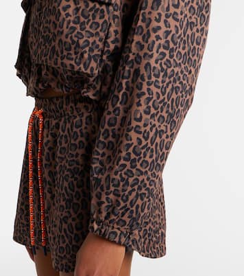 Ludlow Ace leopard-print track jacket | The Upside