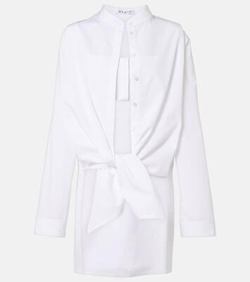 Blouse en popeline de coton | Alaïa