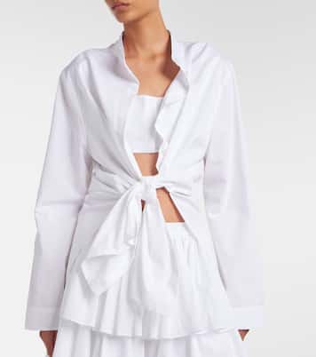 Blouse en popeline de coton | Alaïa
