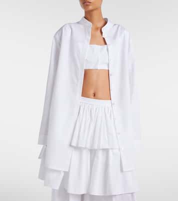 Blouse en popeline de coton | Alaïa