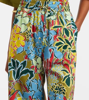 Solstice cotton-blend wide-leg pants | Alémais