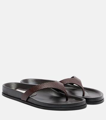 Sandalias de dedo de piel | Toteme