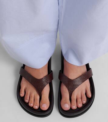 Sandalias de dedo de piel | Toteme