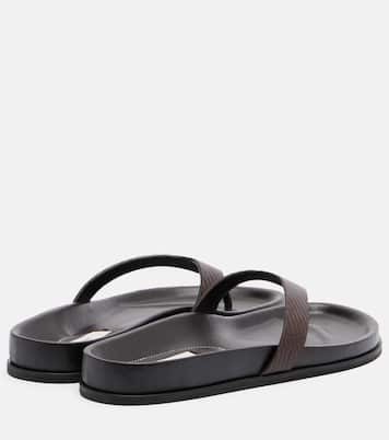 Sandalias de dedo de piel | Toteme