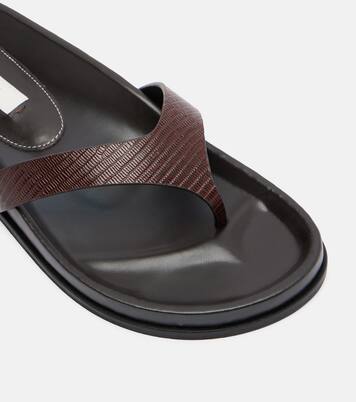 Sandalias de dedo de piel | Toteme