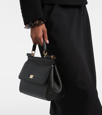 Tote Sicily Small aus Leder | Dolce&Gabbana