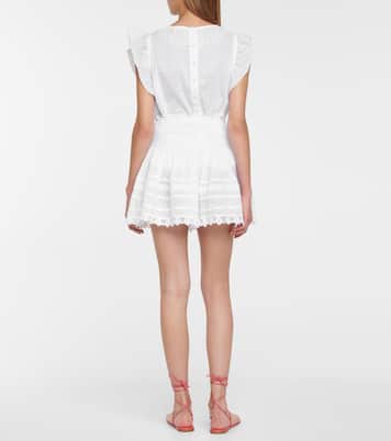 Minirock Galia aus Baumwolle | Poupette St Barth