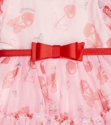 Baby printed tulle dress | Monnalisa