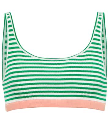 Tropez Rory cotton-blend sports bra | The Upside