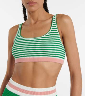 Tropez Rory cotton-blend sports bra | The Upside
