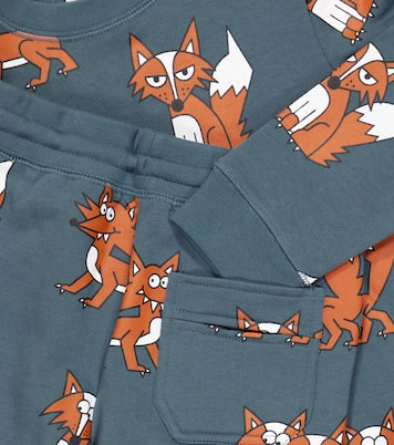 Printed cotton sweatshirt and sweatpants set | Stella McCartney Kids