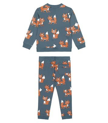 Printed cotton sweatshirt and sweatpants set | Stella McCartney Kids