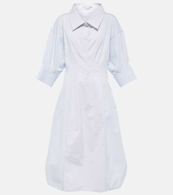 Robe chemise midi en coton | Stella McCartney