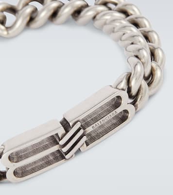 Pulsera de latón con BB | Balenciaga