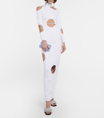 Verziertes Maxikleid mit Cut-outs | Christopher Kane