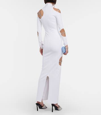 Verziertes Maxikleid mit Cut-outs | Christopher Kane