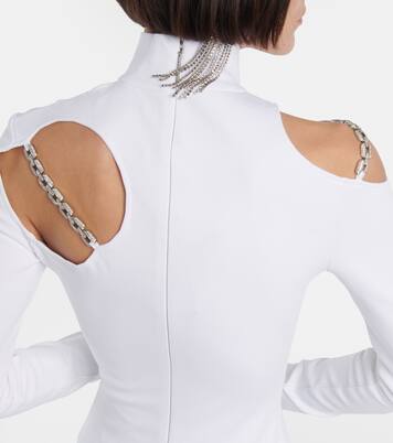 Verziertes Maxikleid mit Cut-outs | Christopher Kane