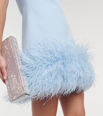 Robe bustier à plumes | Safiyaa