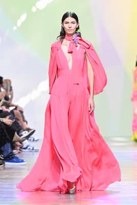 Abito da sera in chiffon di seta | Elie Saab