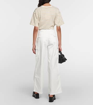 Pantalon ample Cargo Moon à taille haute | AG Jeans